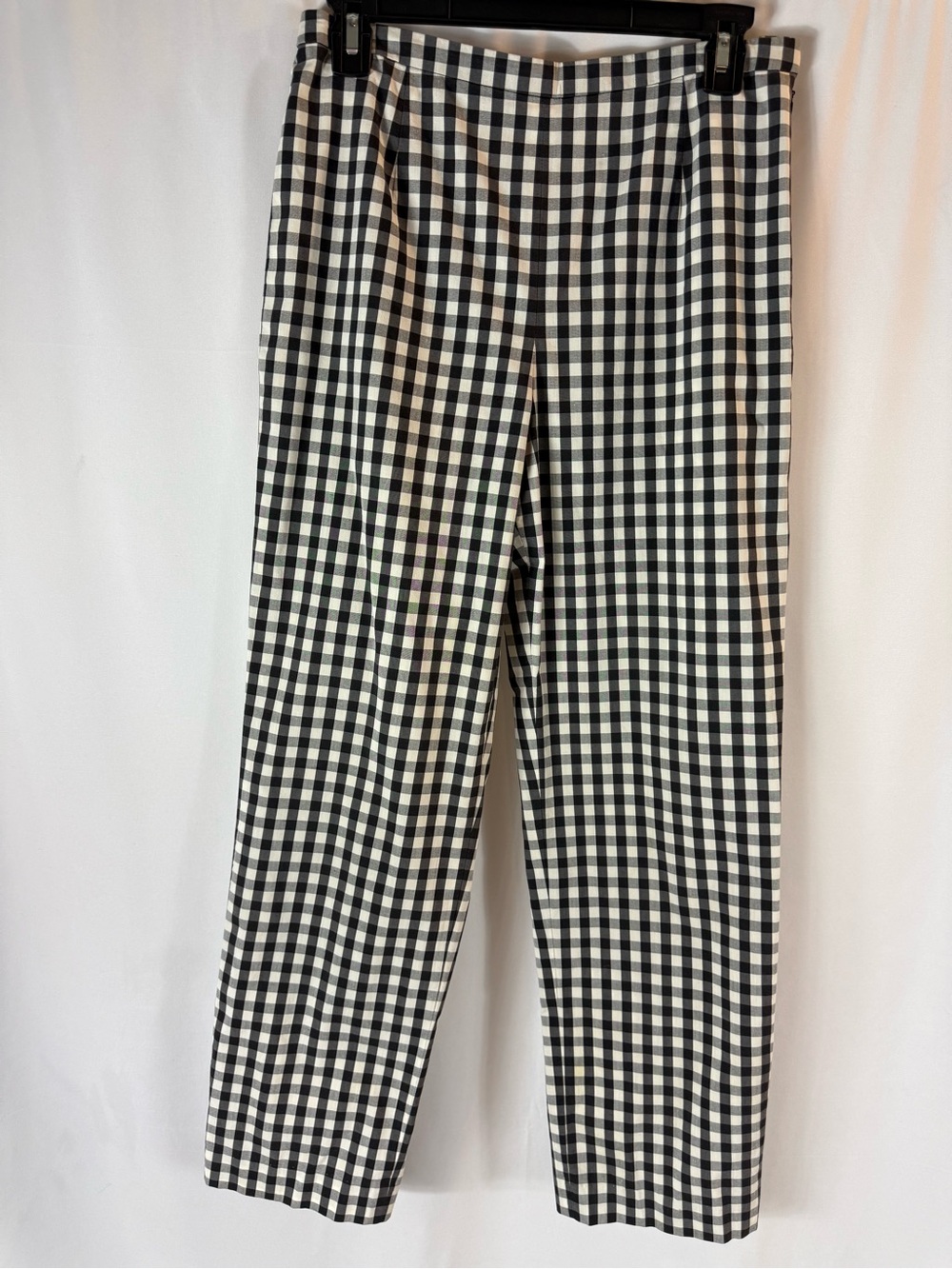 Etcetera Black and White Gingham Chinos size:4 Cotton blend